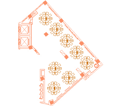 新梦都大酒店婚宴    婚宴桌数:8桌         台型图:        婚宴介绍